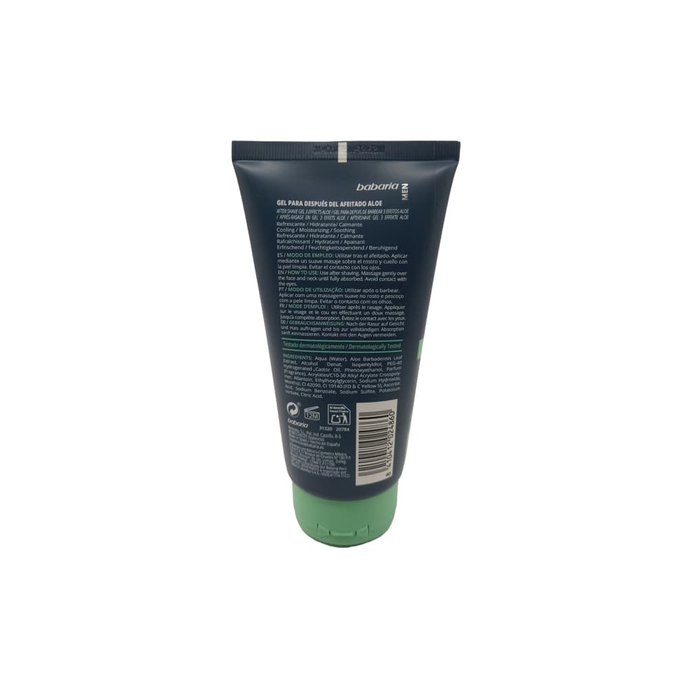 Gel con aloe para después del afeitado Babaria (150 ml) - Miniatura 2