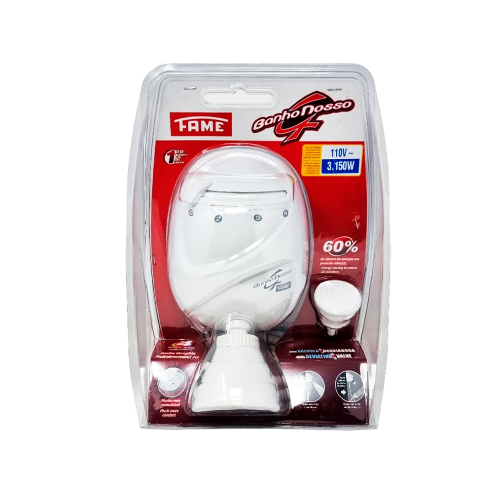 Ducha eléctrica Banho Nosso 3150 W Fame - Miniatura 2