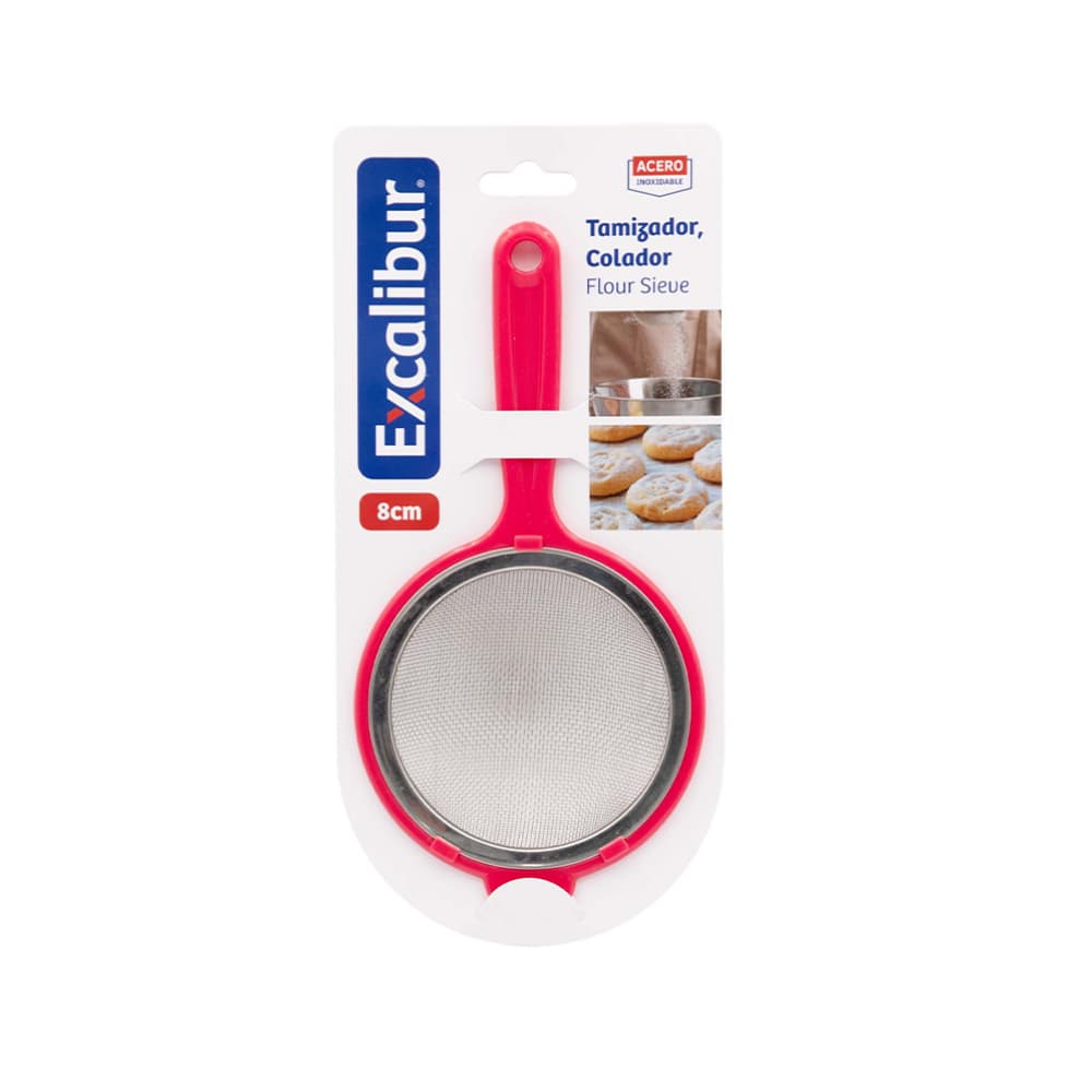 Coladores para tamizar alimentos y bebidas Excalibur (3 x 8 cm) - Imagen 1
