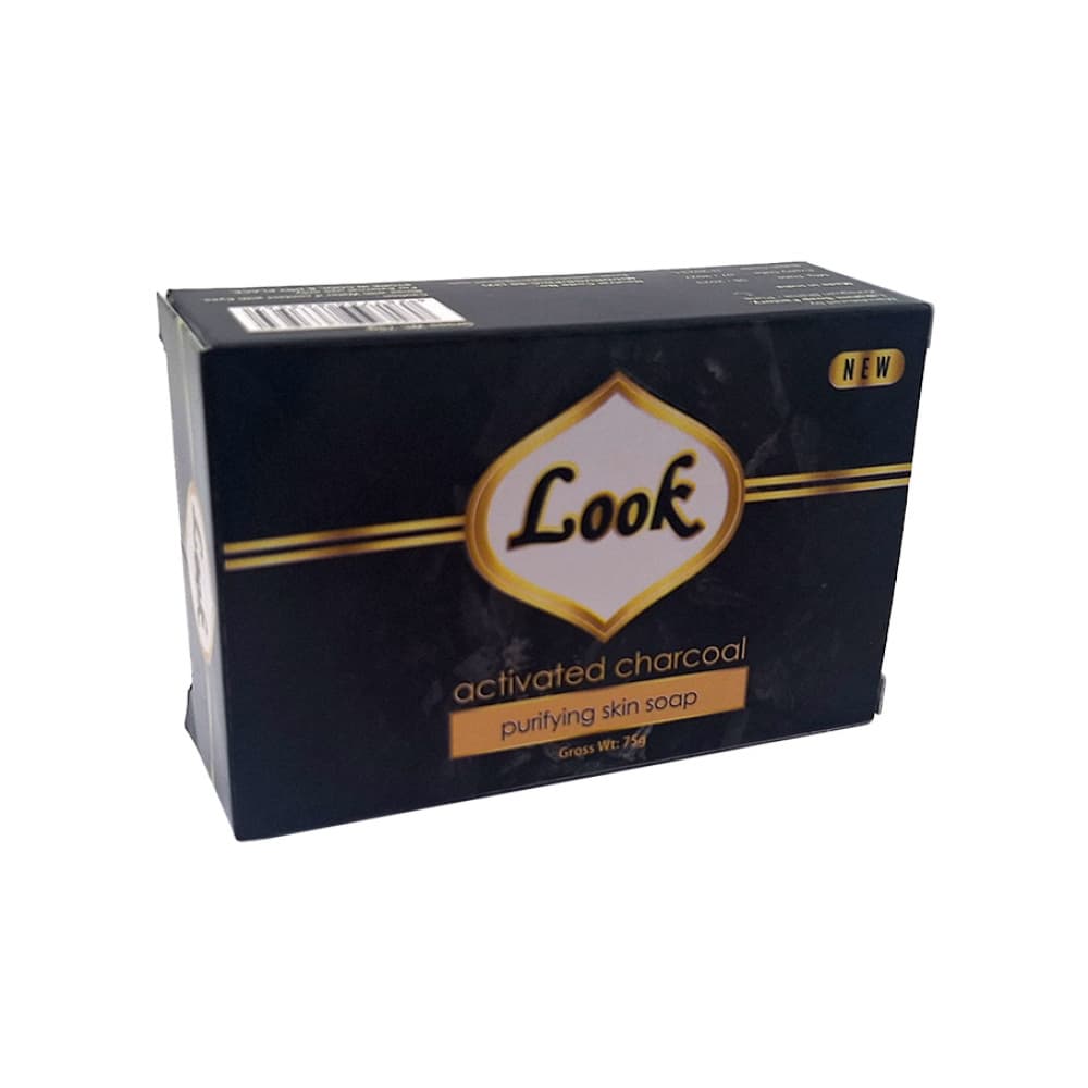 Jabón de tocador de carbón activado Look (75 g / 2.65 oz) - Imagen 1