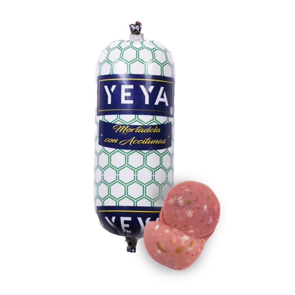 Mortadela con aceitunas YEYA (500 g / 1.10 lb) - Imagen 1