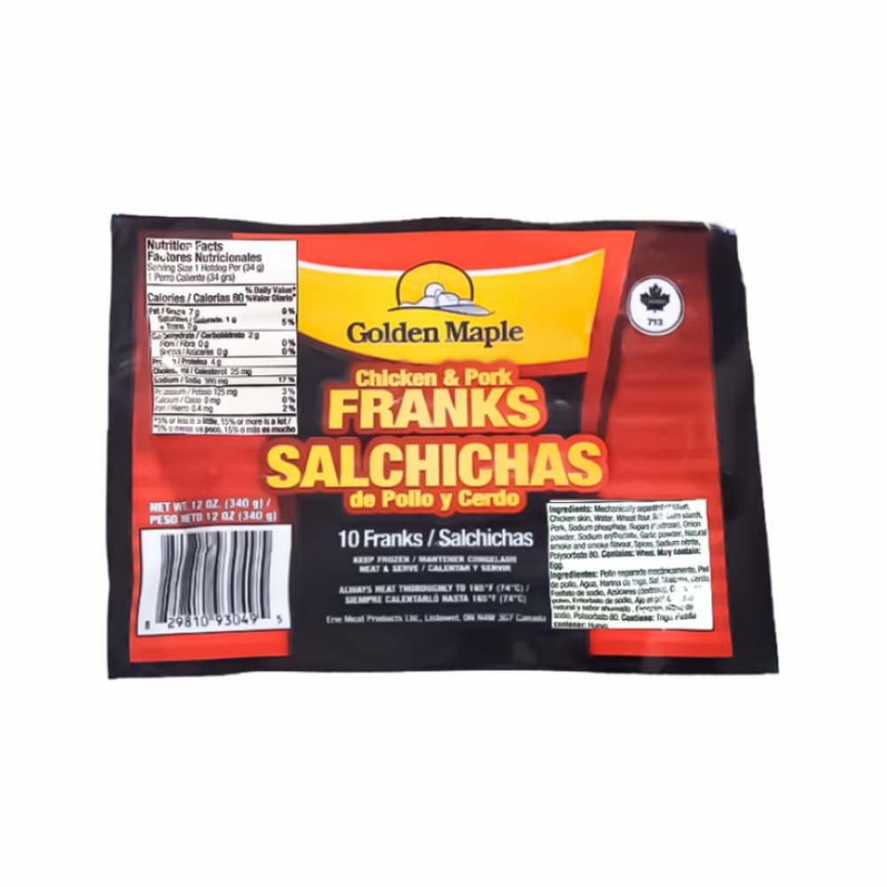 Salchichas de pollo y cerdo Golden Maple (340 g / 12 oz) - Miniatura 2