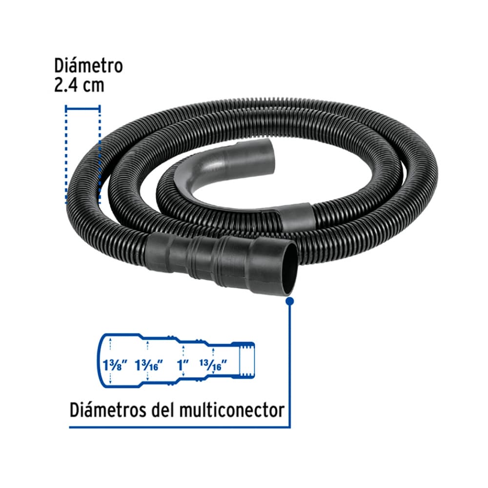 Manguera de desagüe para lavadora Foset - Miniatura 3