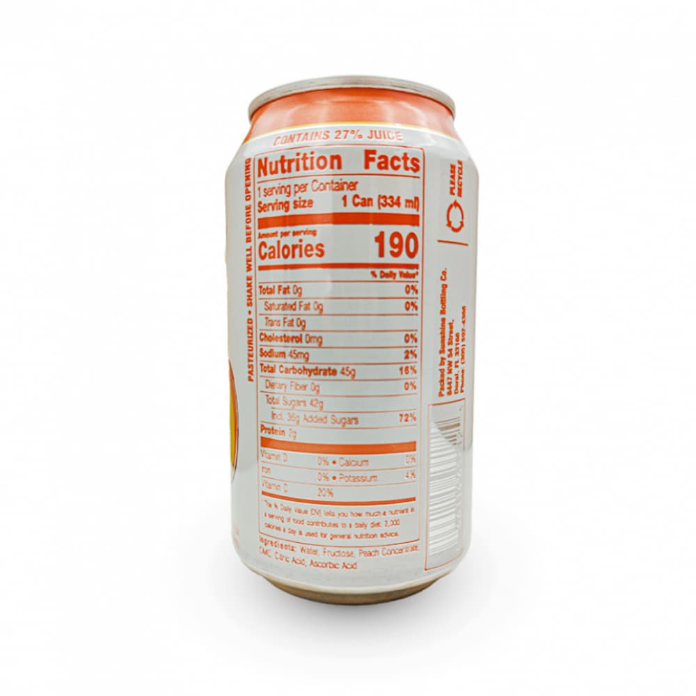 Néctar de melocotón Sunchy (334 ml / 11.3 fl oz) - Miniatura 2