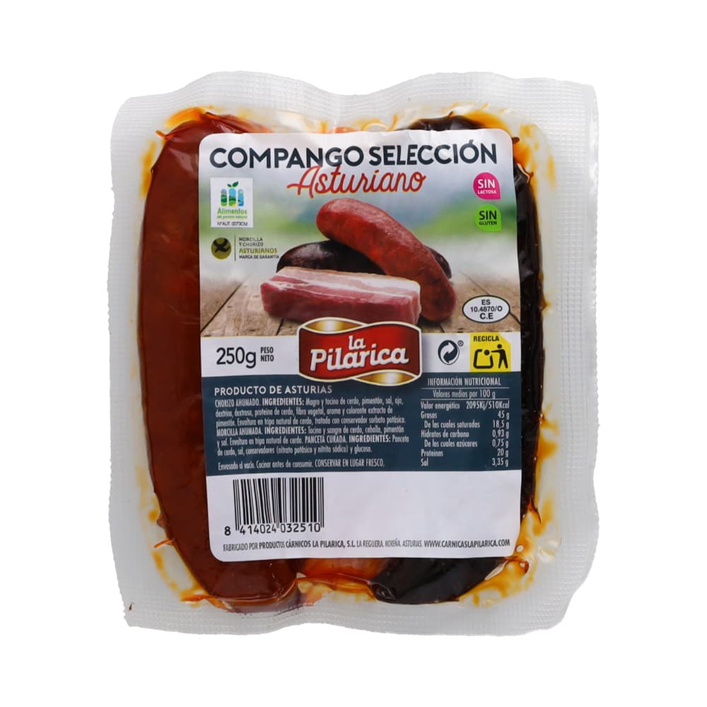 Compango -potajín- Selección Asturiano La Pilarica (250 g / 8.82 oz) - Imagen 1