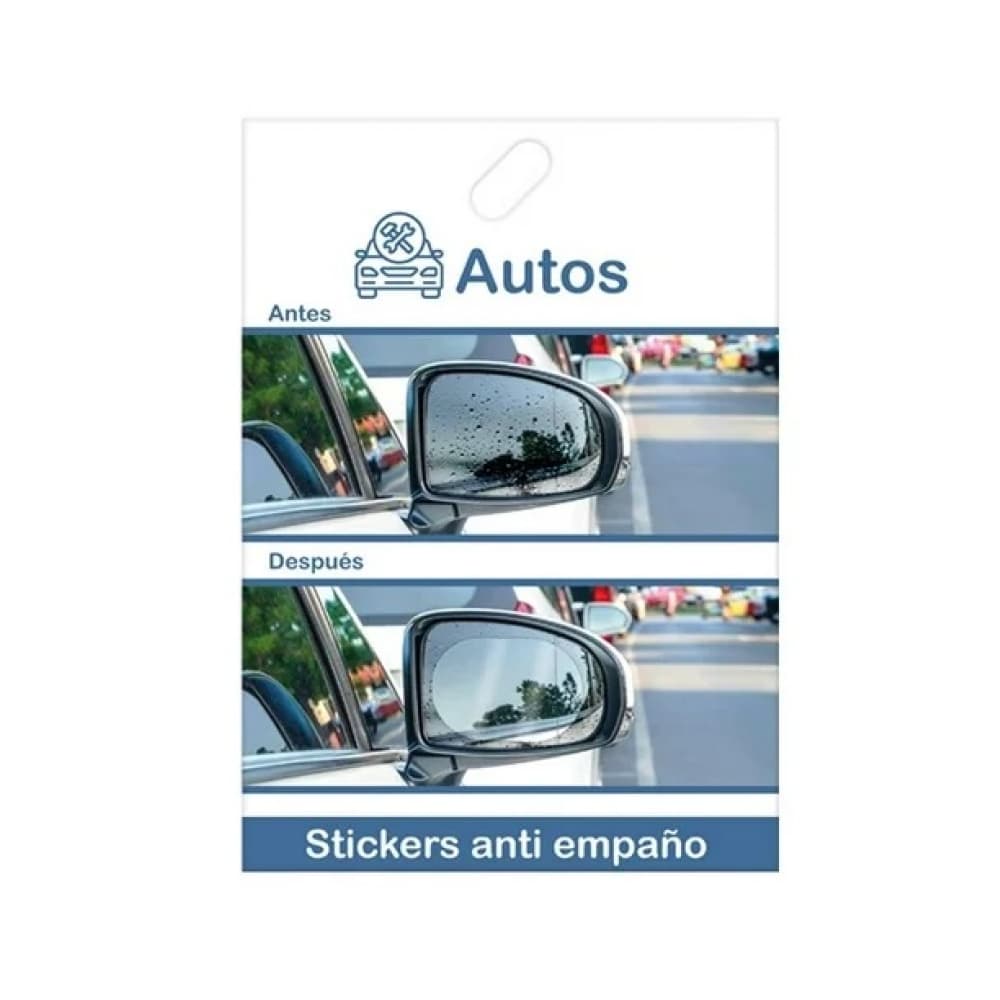 Pegatinas anti empaño para retrovisores de carros 2 piezas Prichos - Miniatura 2