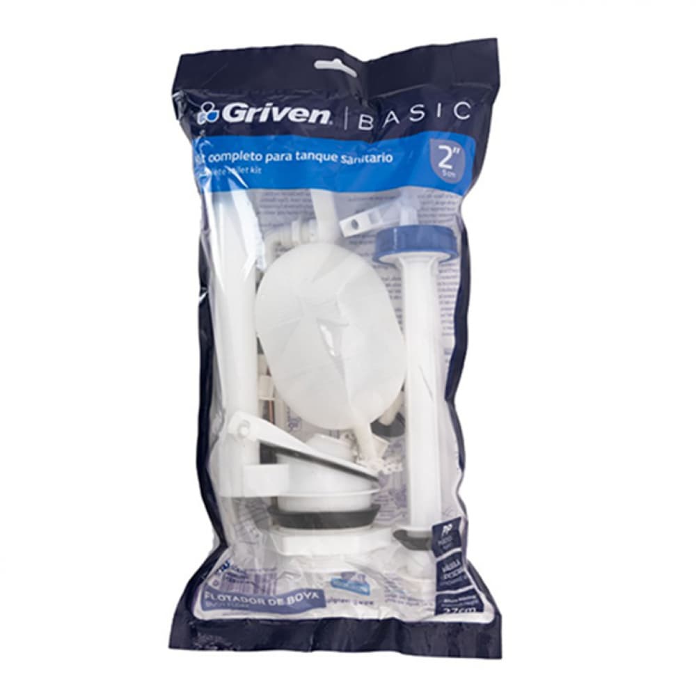 Kit de reparación completo para tanques de inodoro - herrajes de baño - de palanca o manija Griven - Imagen 1