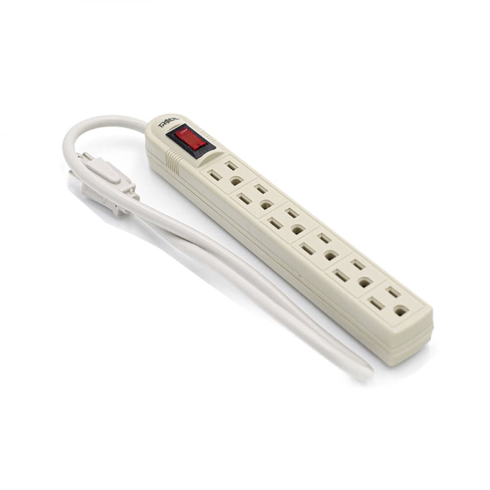 Regleta eléctrica de 6 contactos Troen - Miniatura 2