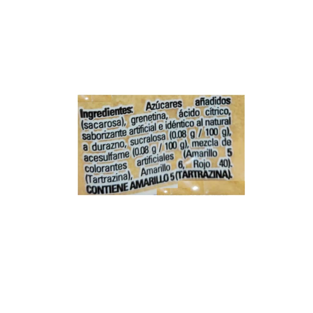 Gelatina sabor durazno Aurrera (120 g / 4.2 oz) - Miniatura 3