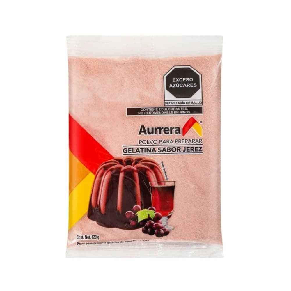 Gelatina sabor jerez Aurrera (120 g / 4.2 oz) - Imagen 1
