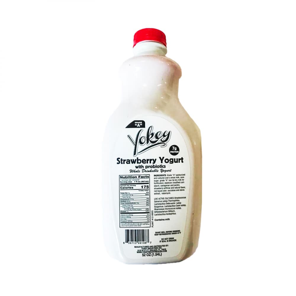 Yogurt de fresa con probióticos Yokey (1.54 L) - Miniatura 3