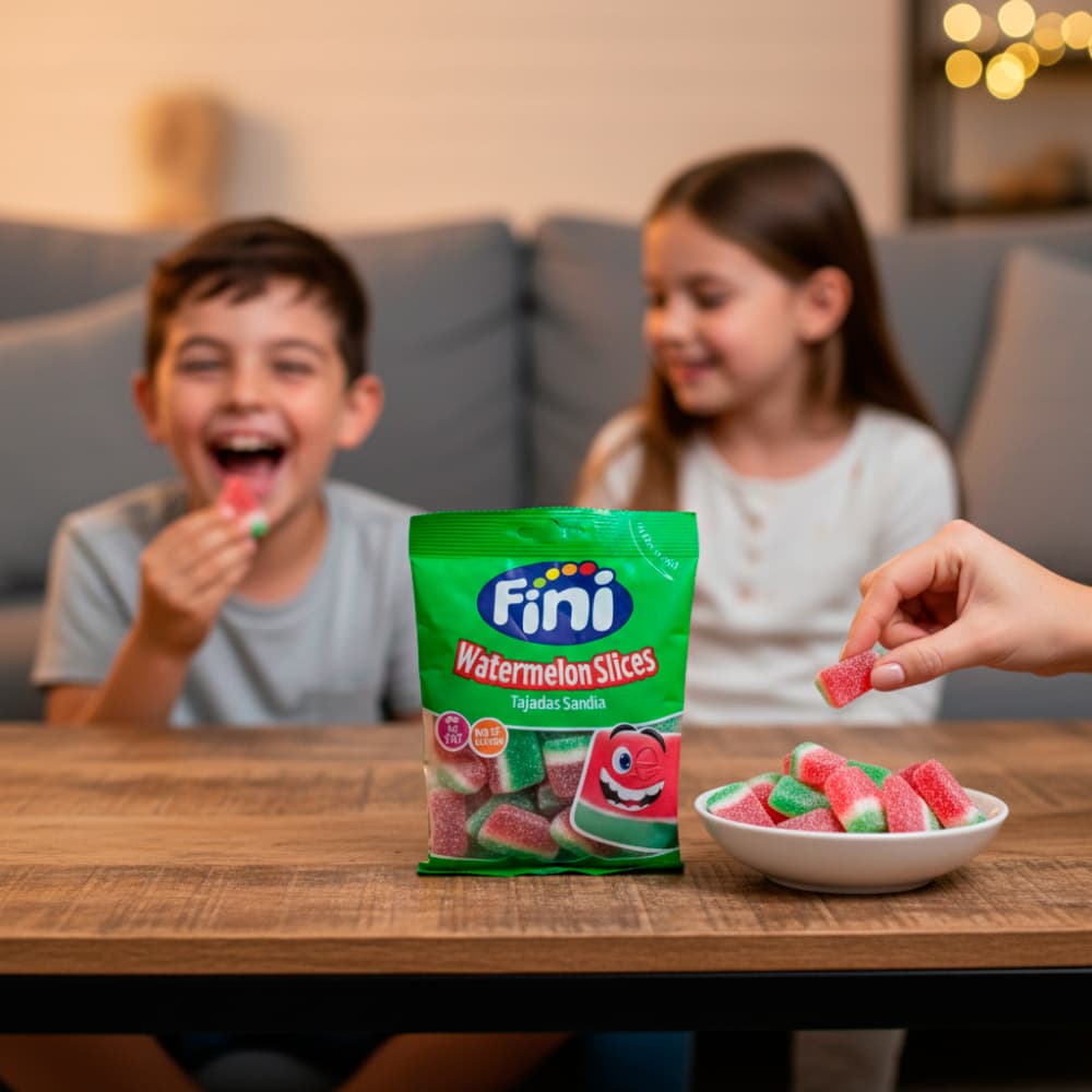 Gomitas tajadas de sandía Fini (90 g / 3.17 oz) - Miniatura 4