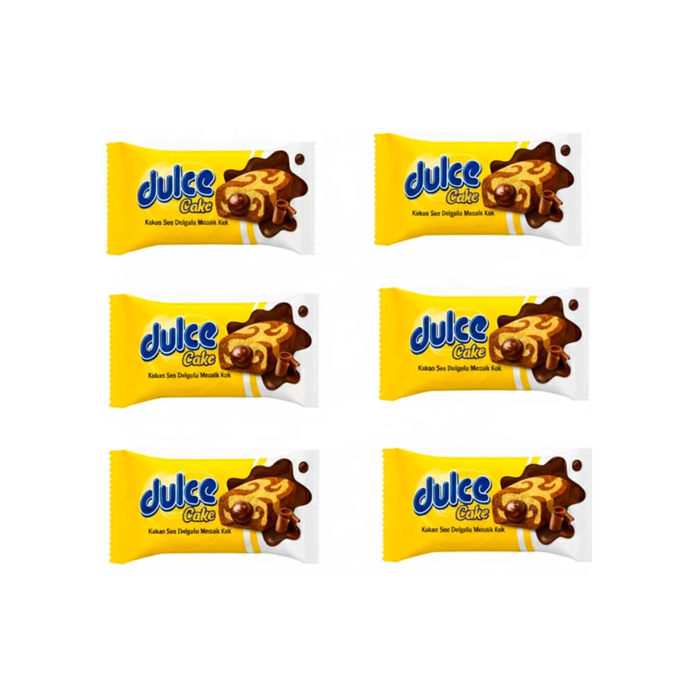 Pastel relleno con salsa de cacao Dulce (6 x 40 g / 1.41 oz) - Imagen 1