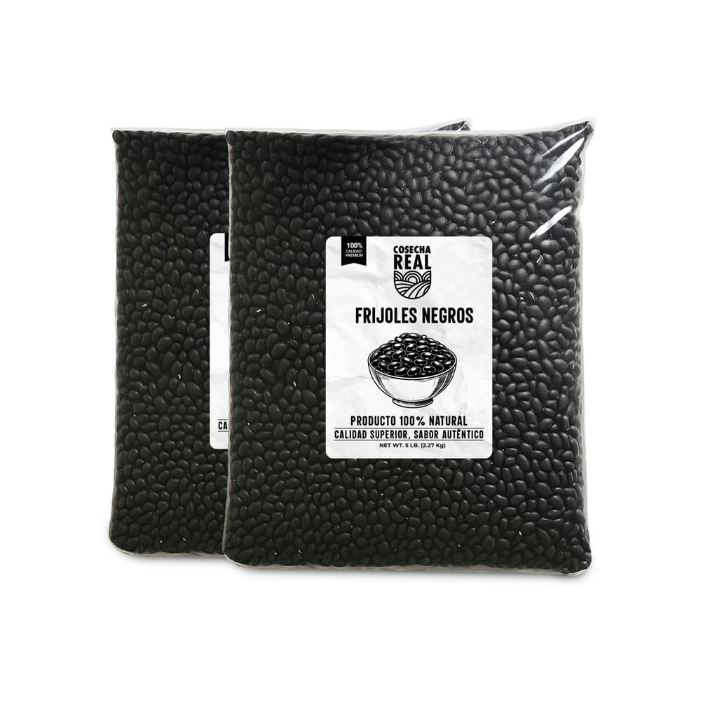 Frijoles negros Cosecha Real (2 x 2.27 kg / 5 lb) - Imagen 1