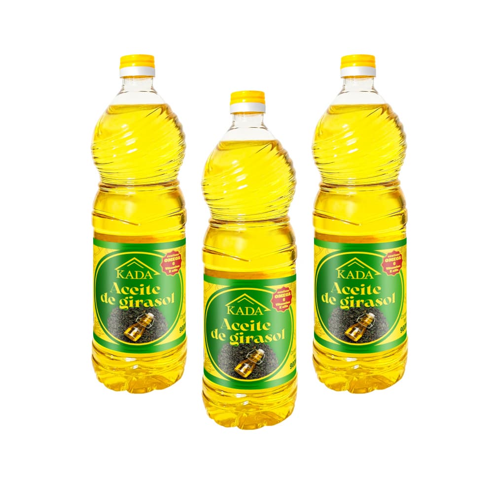 Aceite de girasol Kada (3 x 900 ml) - Imagen 1
