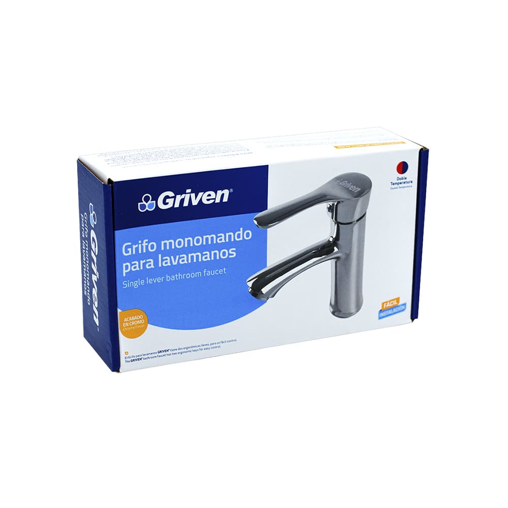 Grifo monomando para lavamanos Griven - Imagen 1
