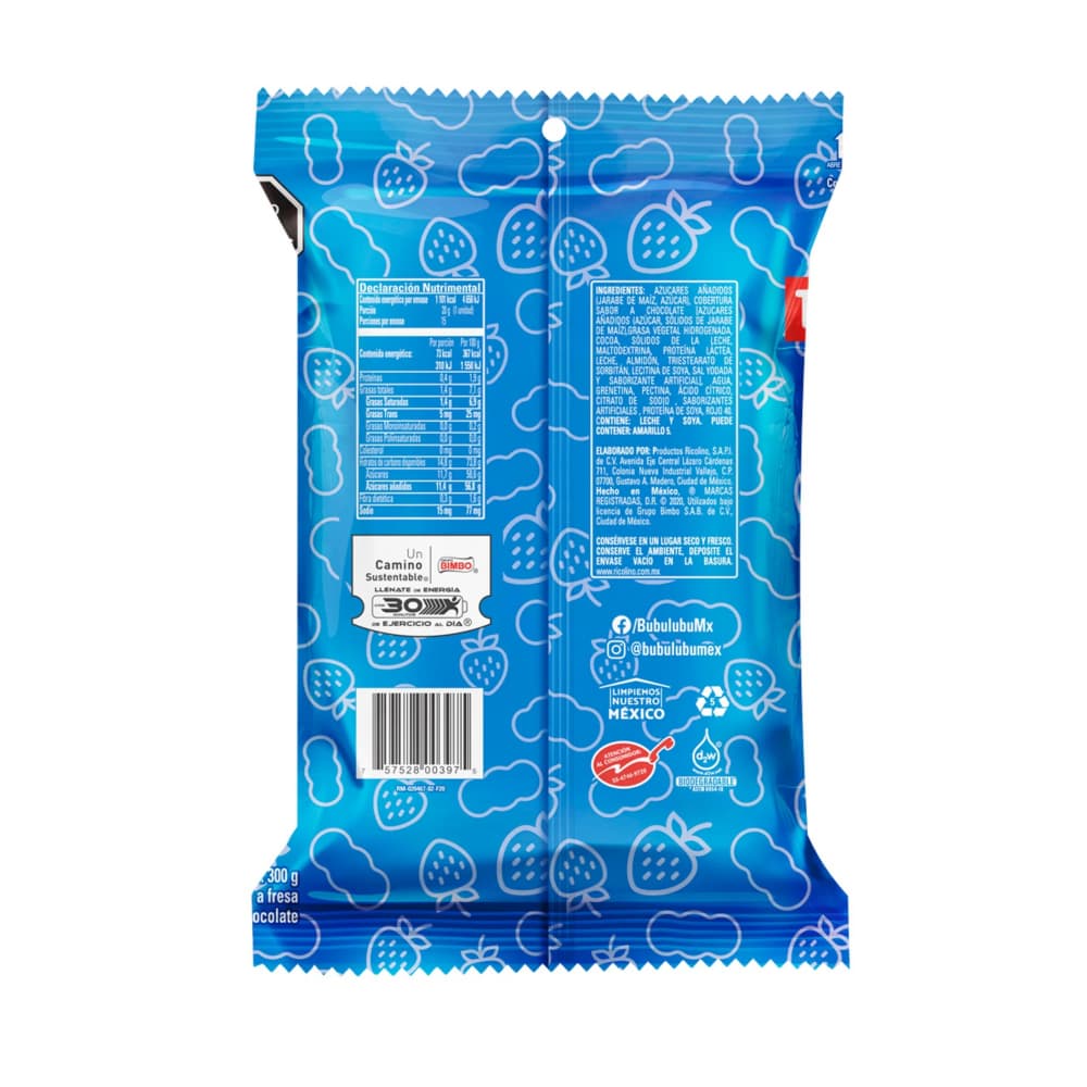 Mini-malvaviscos relleno con sabor a fresa y chocolate Ricolo (300 g / 10.5 oz) - Miniatura 2