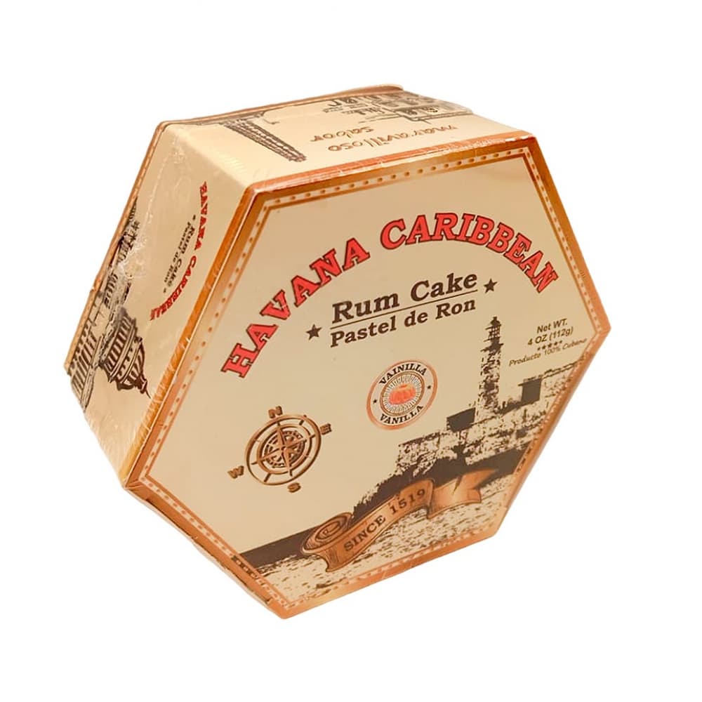 Pastel de ron sabor vainilla Havana Caribbean (112 g / 4 oz) - Imagen 1