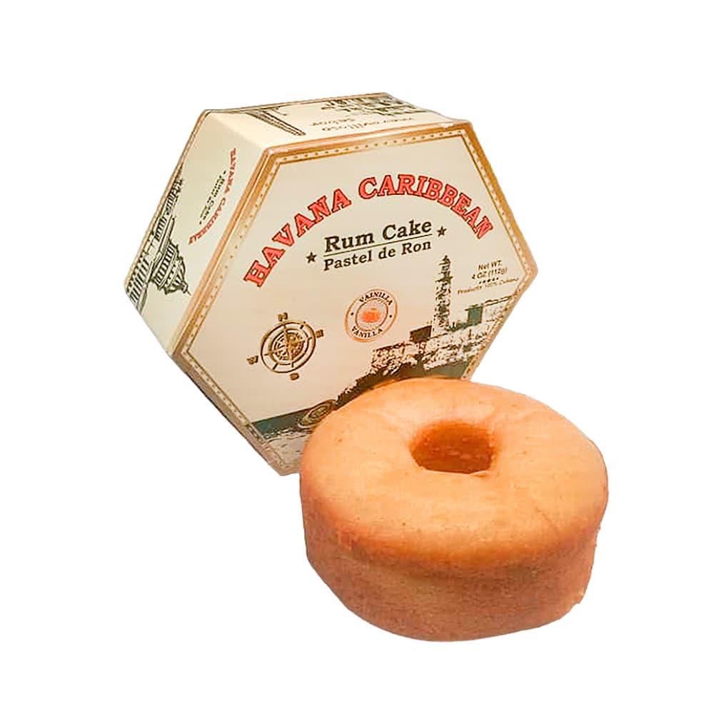 Pastel de ron sabor vainilla Havana Caribbean (112 g / 4 oz) - Miniatura 2