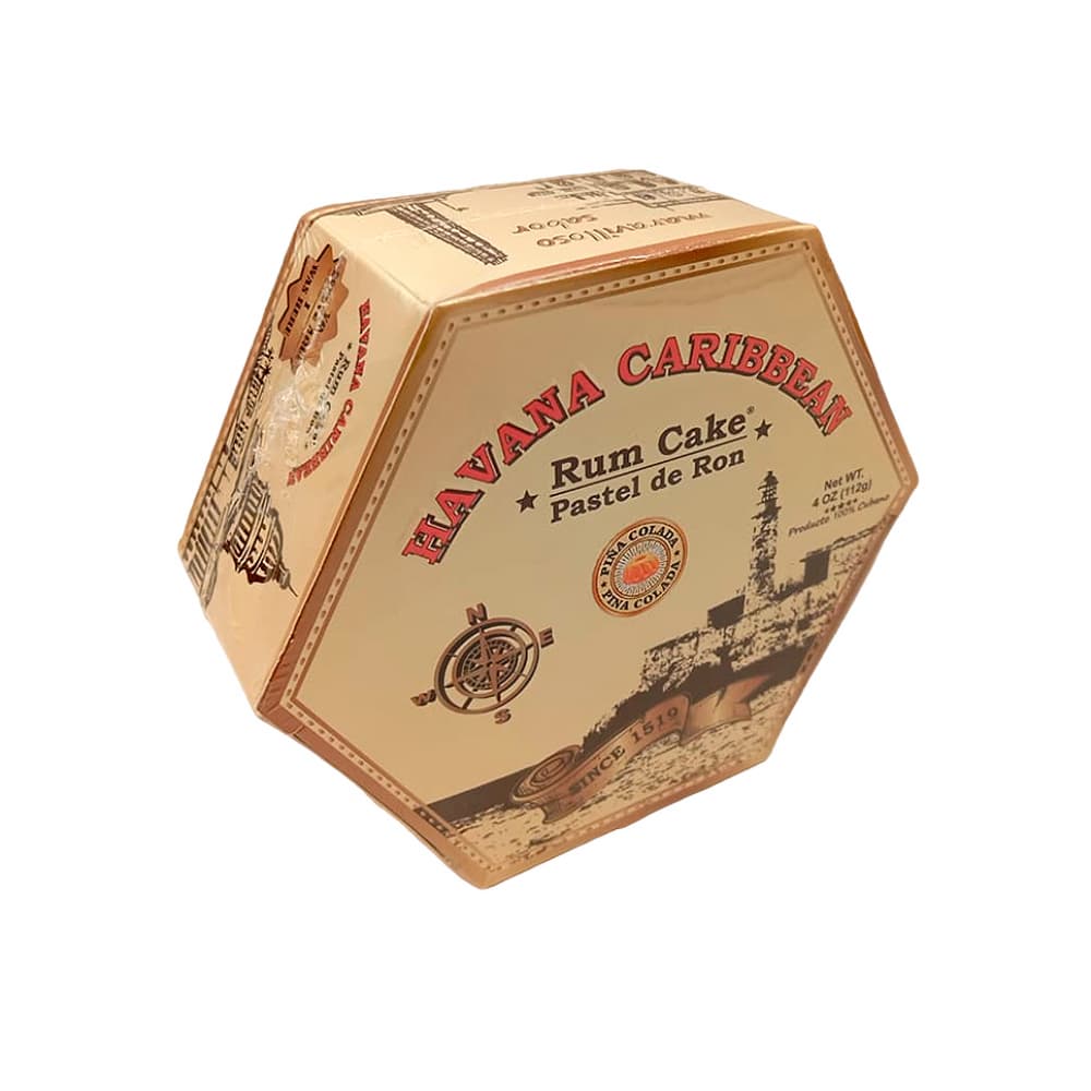 Pastel de ron sabor a piña colada Havana Caribbean (112 g / 4 oz) - Imagen 1