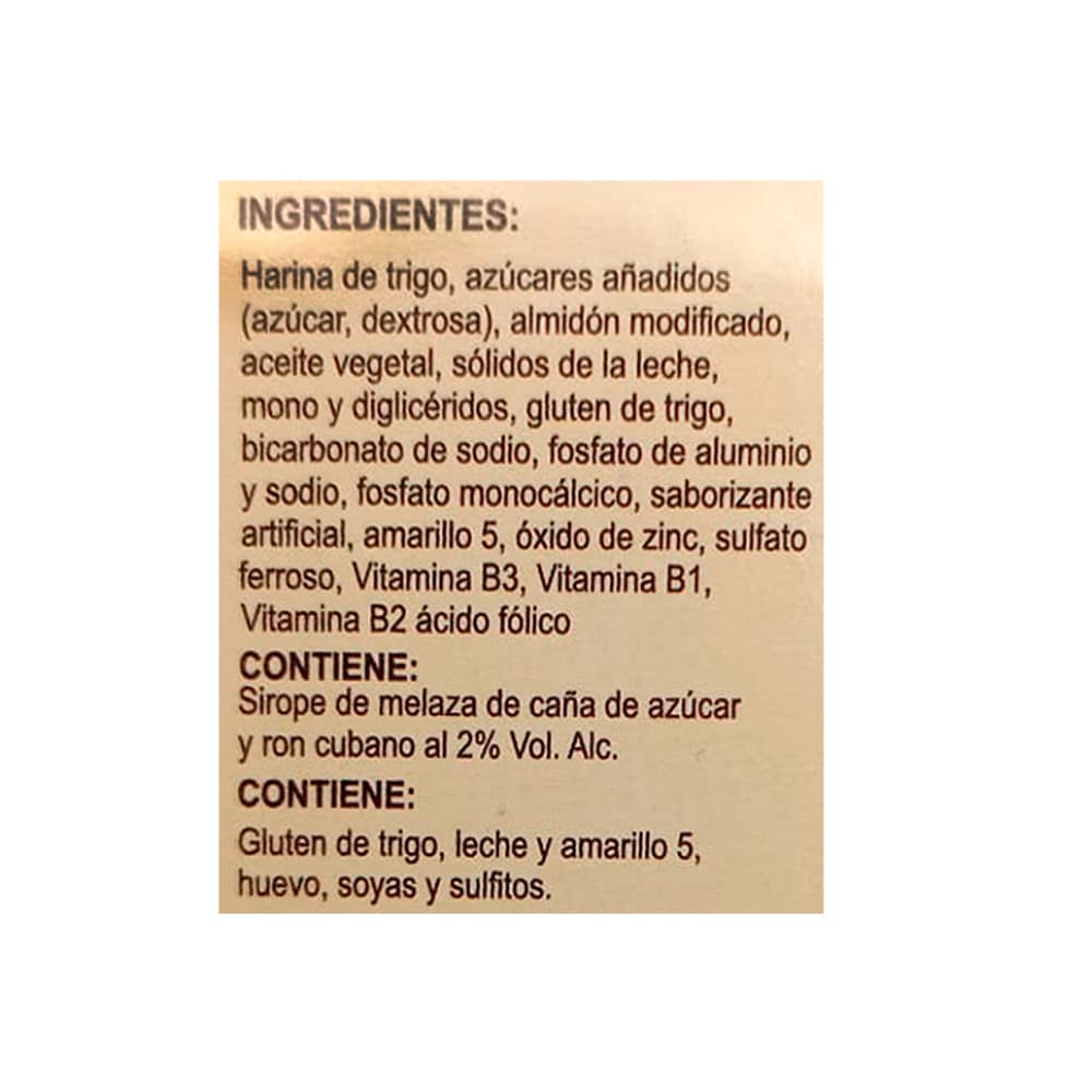 Pastel de ron sabor a piña colada Havana Caribbean (112 g / 4 oz) - Miniatura 3