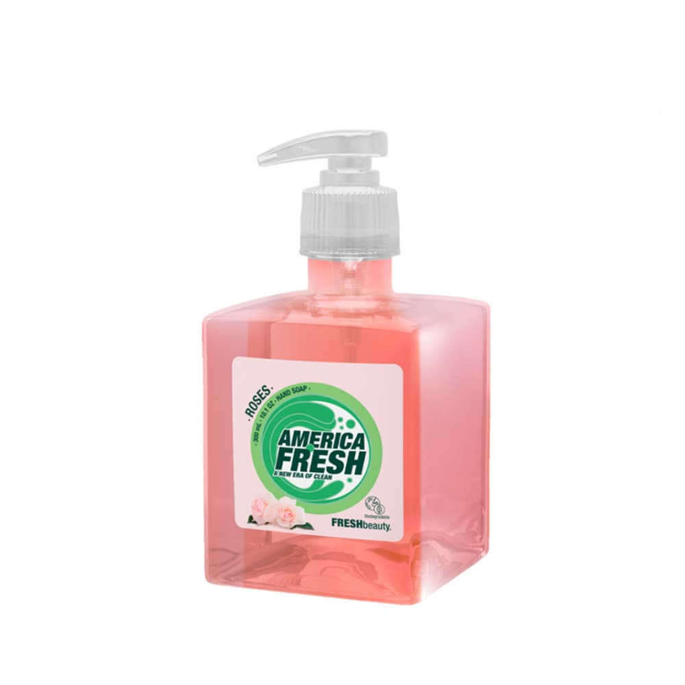 Jabón líquido de rosas para manos America Fresh (300 ml / 10.10 oz) - Miniatura 1