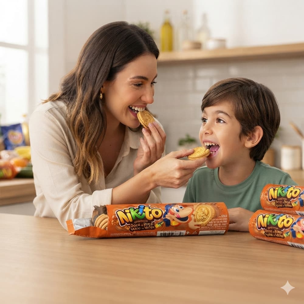 Galletas dulces con crema sabor a dulce de leche Nikito (6 x 120 g / 4.23 oz) - Miniatura 4
