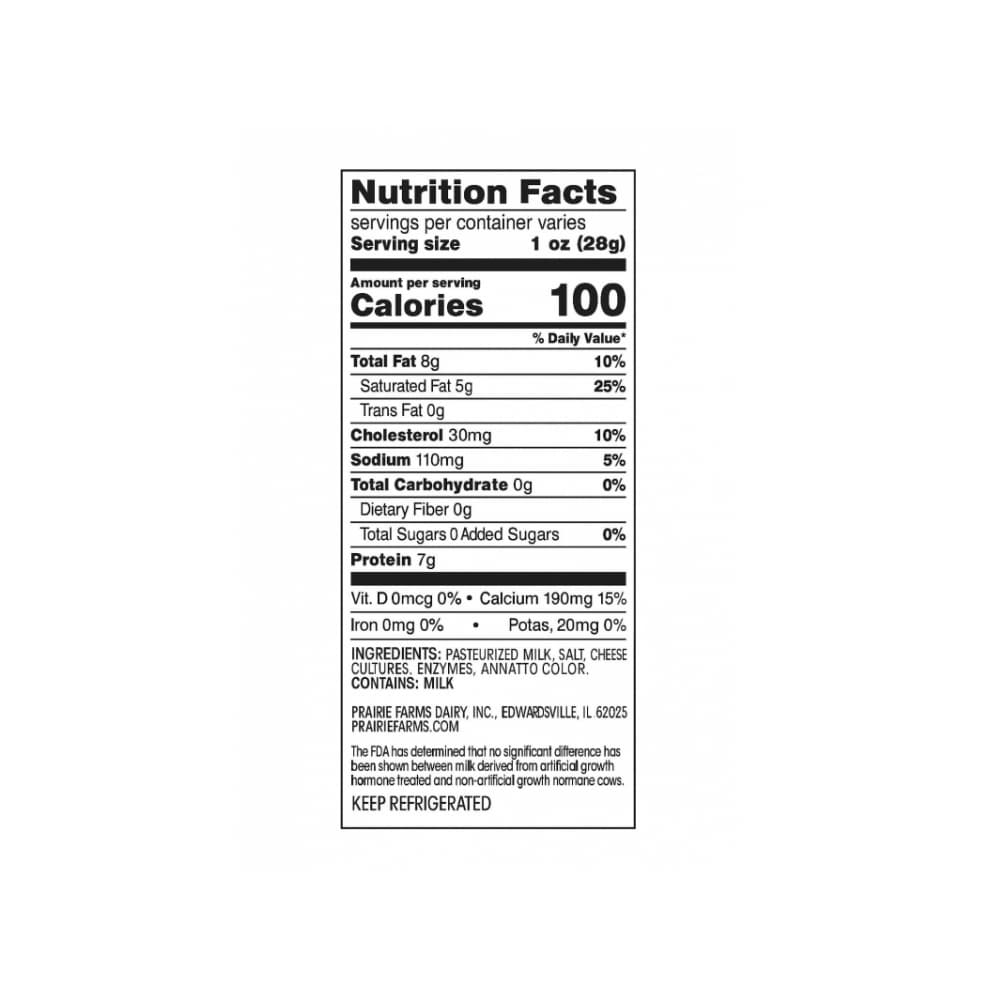 Queso tipo gouda Prairie Farms (2.2 kg / 4.85 lb) - Miniatura 2