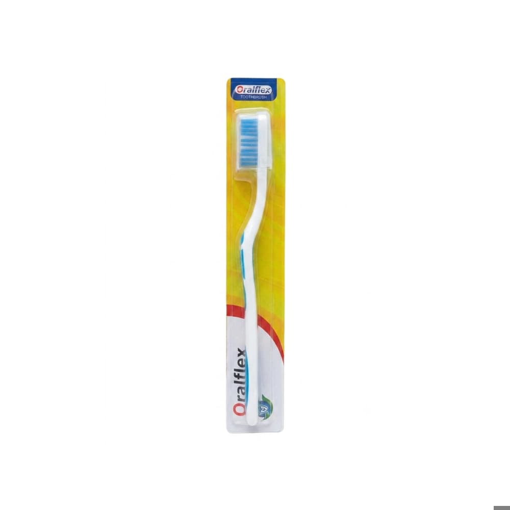 Cepillo de dientes azul con tapa de plástico Oralflex FST-18 - Miniatura 1