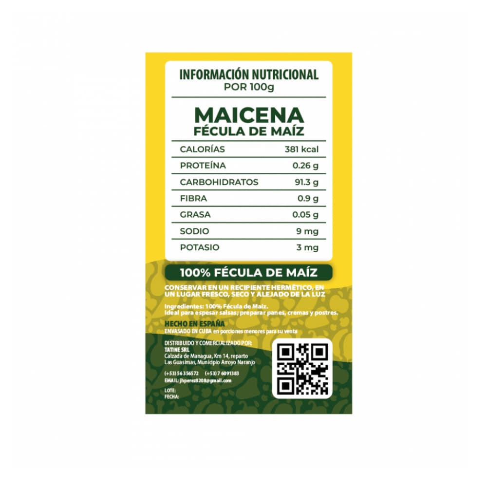 Maicena Campo Vivo (10 x 500 g / 1.1 lb) - Miniatura 2