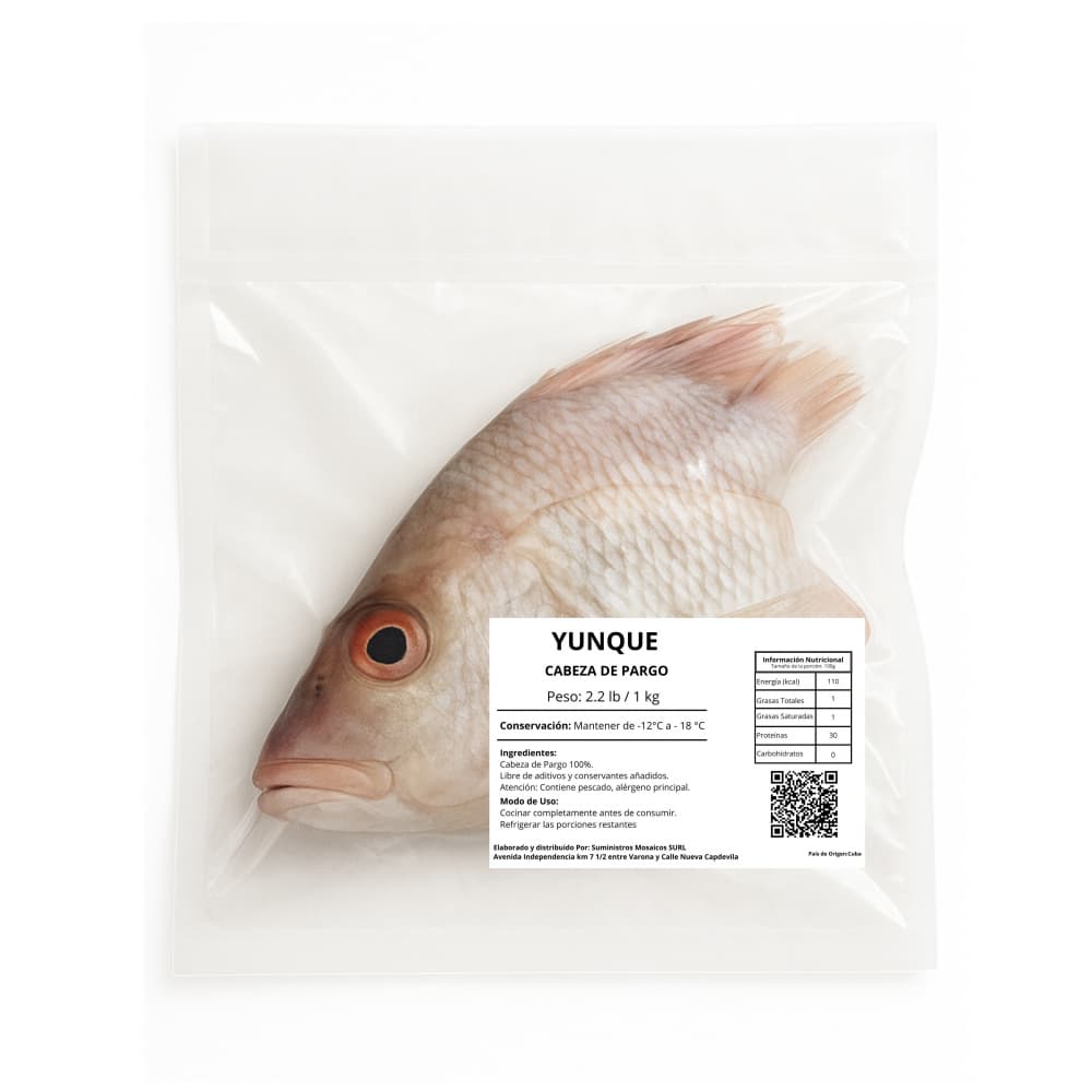 Cabeza de pargo Yunque (1 kg / 2.2 lb) - Miniatura 2