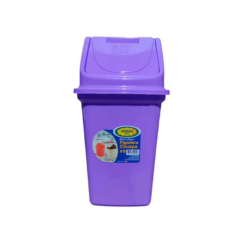 Cesto para basura con tapa giratoria Sumac Plast (15 L) - Miniatura 4