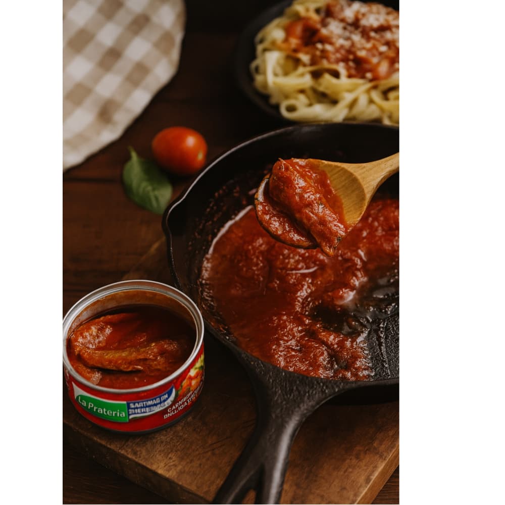Sardinas en salsa de tomate La Prateria (425 g / 15 oz) - Miniatura 2