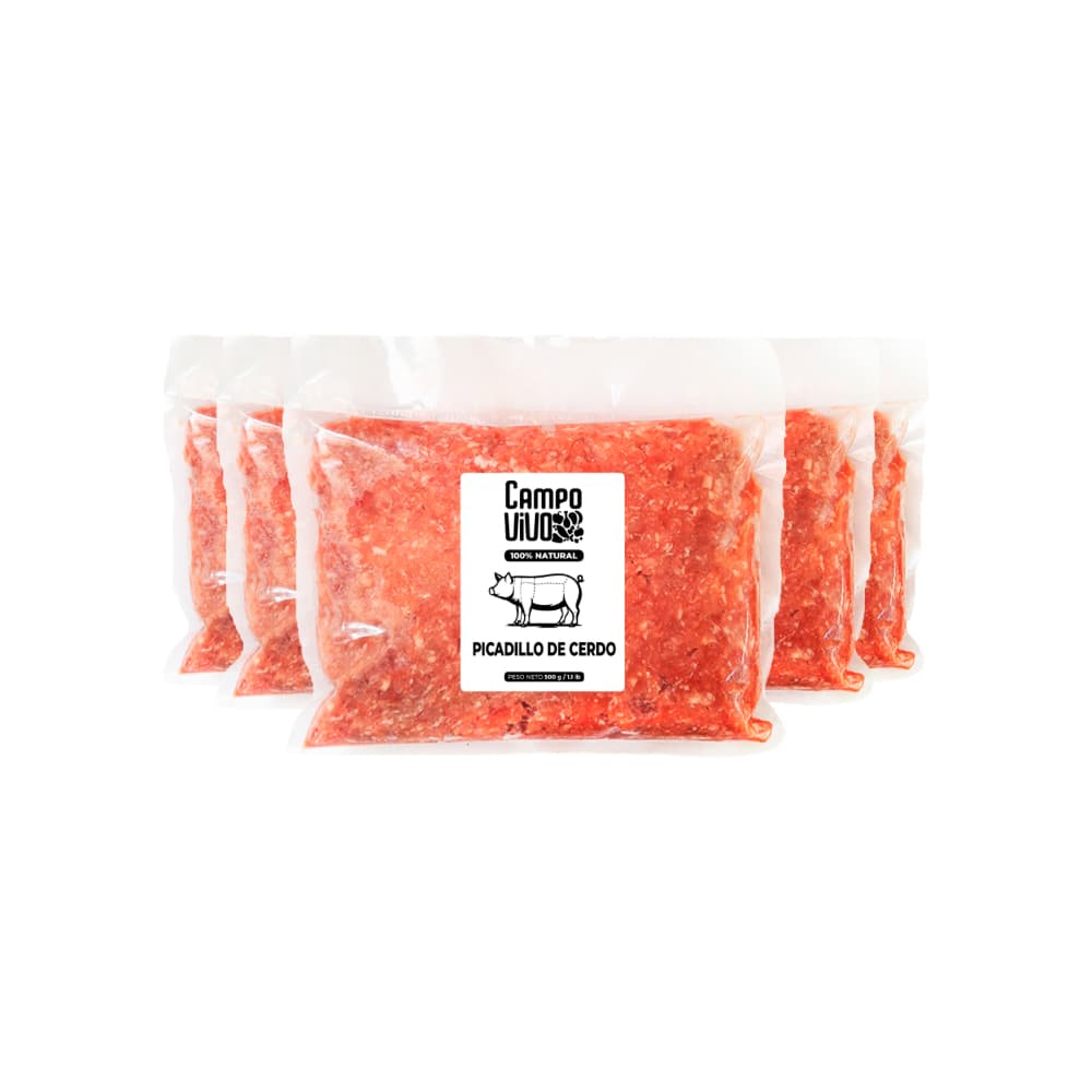 Picadillo de cerdo Campo Vivo (5 x 500 g / 1.1 lb) - Miniatura 1