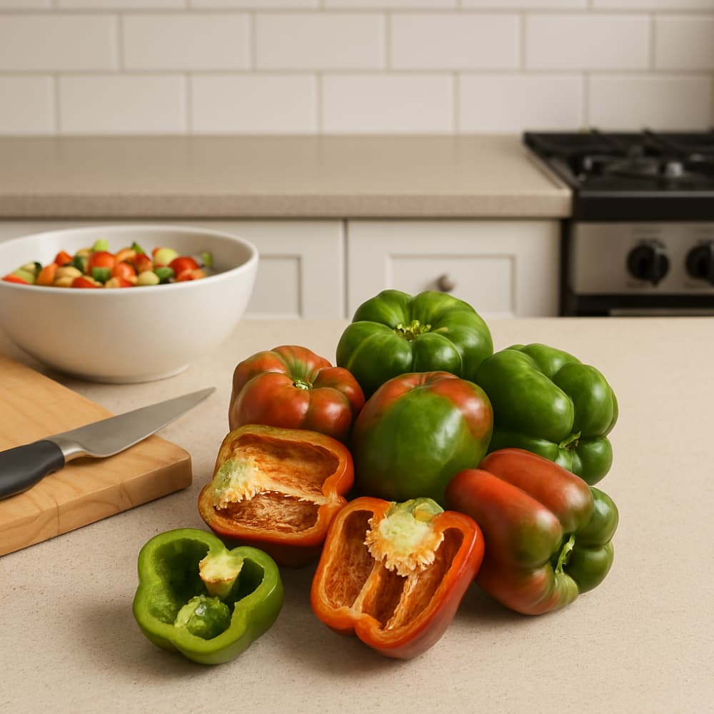 Ají pimiento limpio congelado (907 g / 2 lb) - Miniatura 4