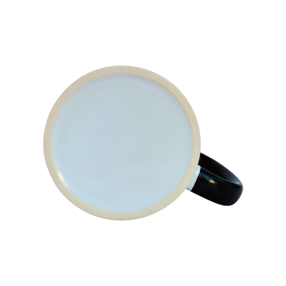 Taza de cerámica blanca con el interior y el asa en color negra Torbex - Miniatura 3