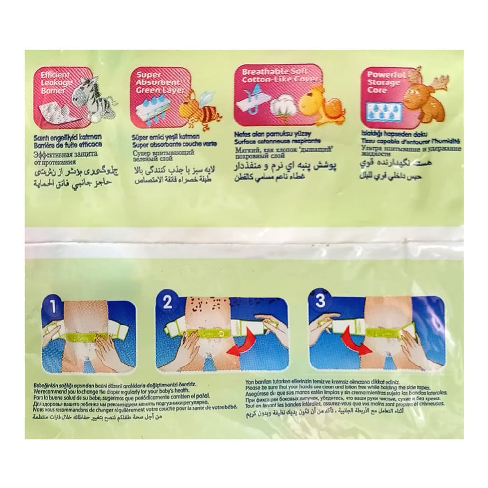 Pañales desechables para bebé etapa 2 Lulla Baby Mini (40 U) - Miniatura 2