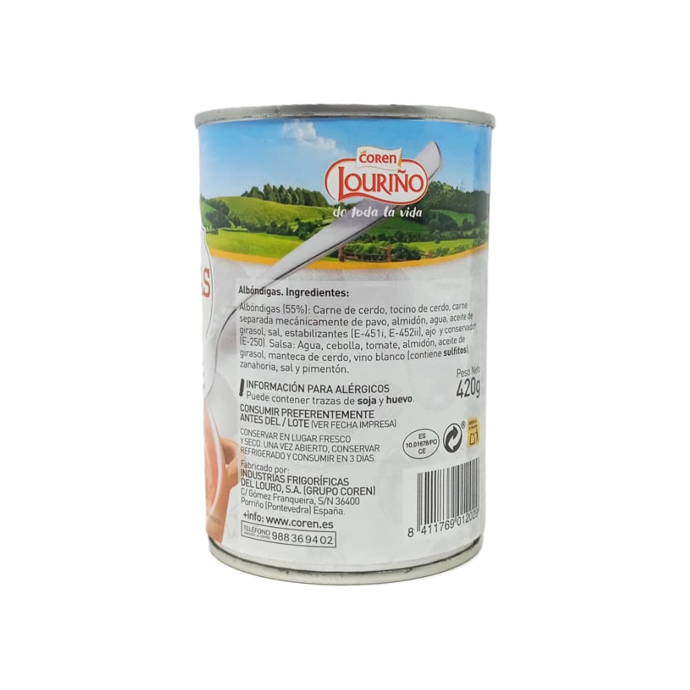 Albóndigas de carne Coren (420 g / 14.8 oz) - Miniatura 2