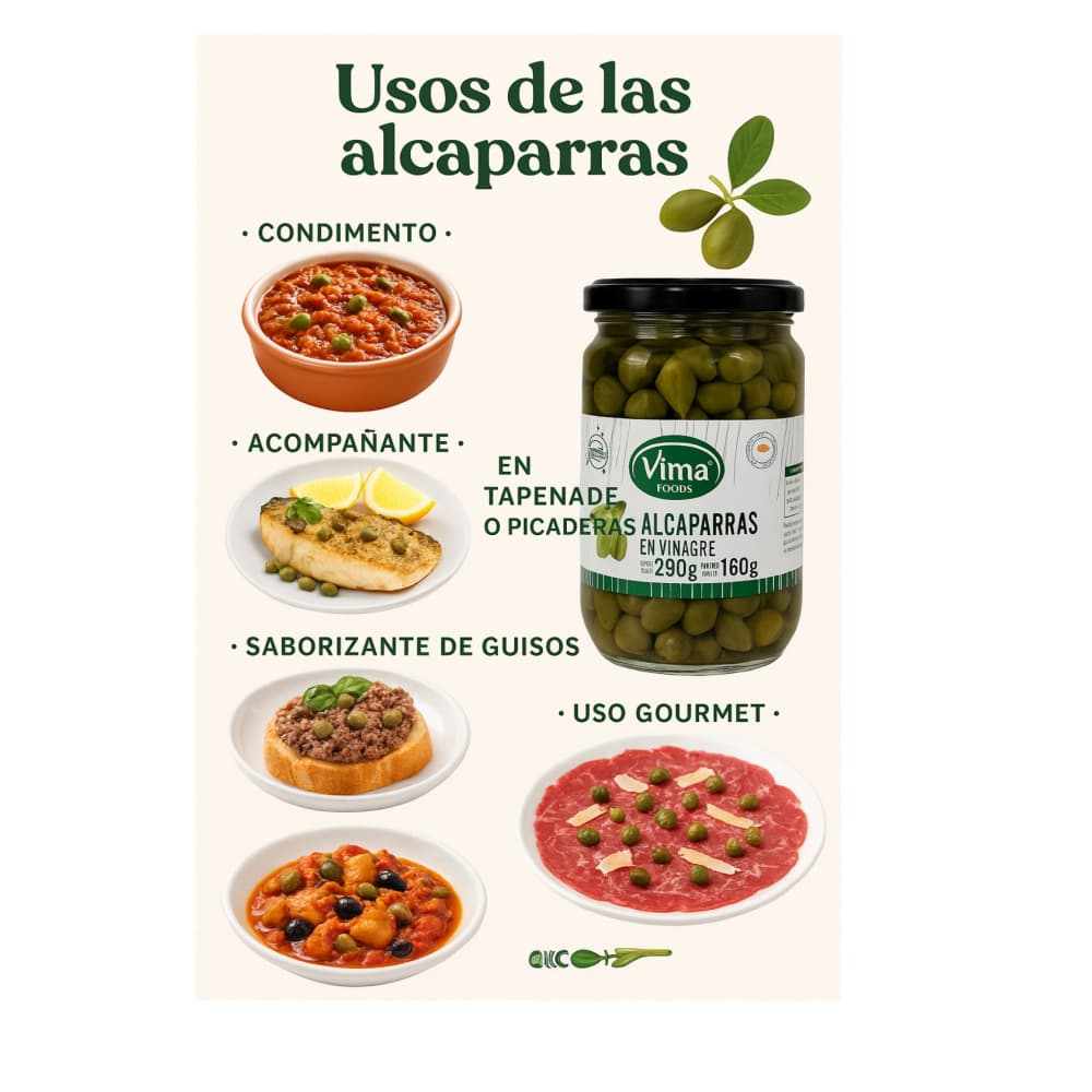 Alcaparras en vinagre Vima Foods (290 g / 10.22 oz) - Miniatura 2