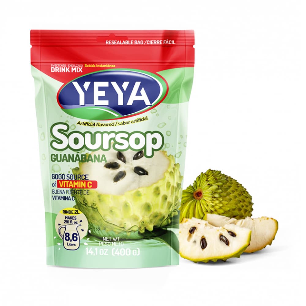 Refresco instantáneo sabor a guanábana Yeya (400 g / 14.1 oz) - Imagen 1