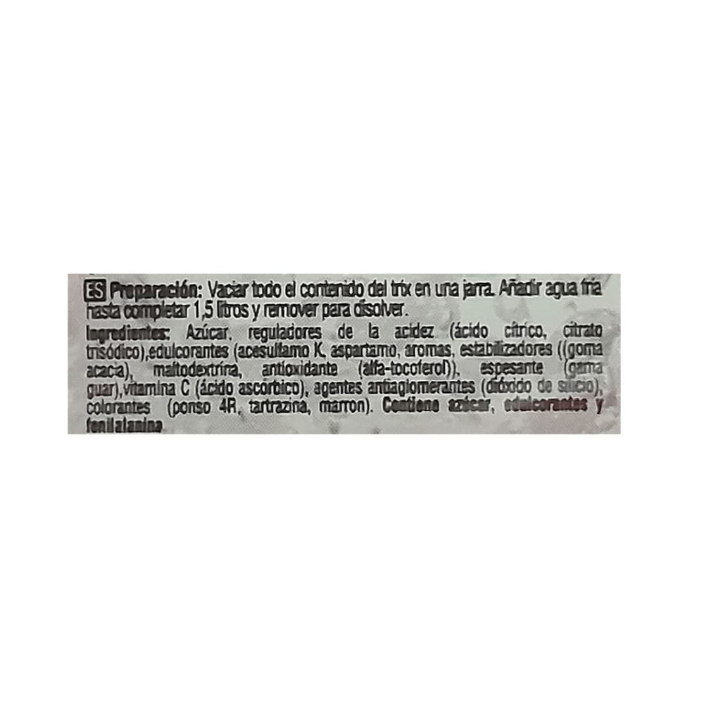 Caja de refresco en polvo sabor melocotón Trix (24 x 9 g) - Miniatura 4