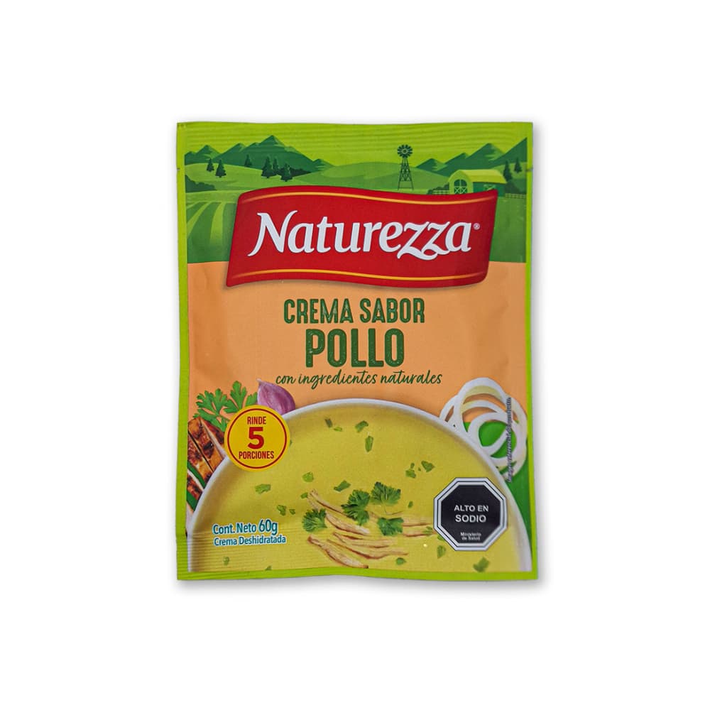 Crema de pollo Naturezza (60 g / 2.11 oz) - Imagen 1