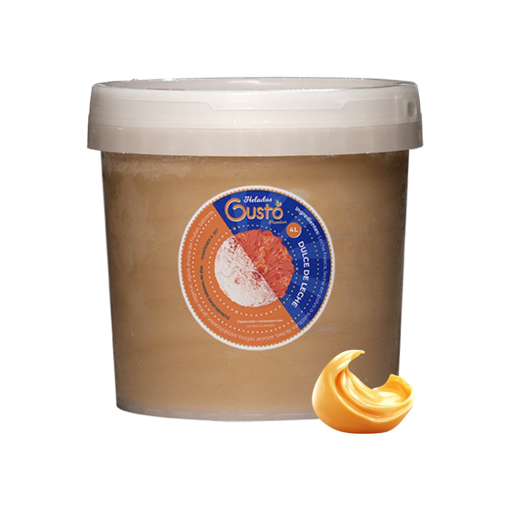 Helado Premium de dulce de leche Gustó (4 L) - Imagen 1