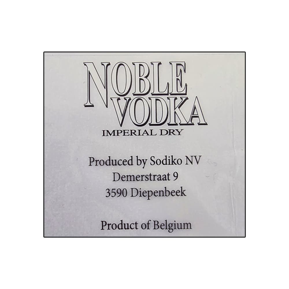 Vodka Noble (1 lt) - Miniatura 3