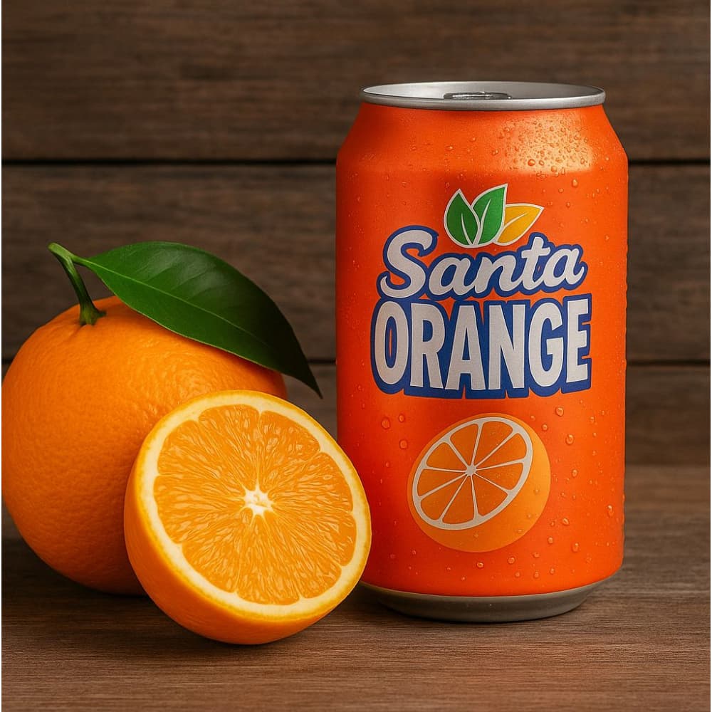 Refresco gaseado de naranja Santa (24 x 330 ml) - Miniatura 4