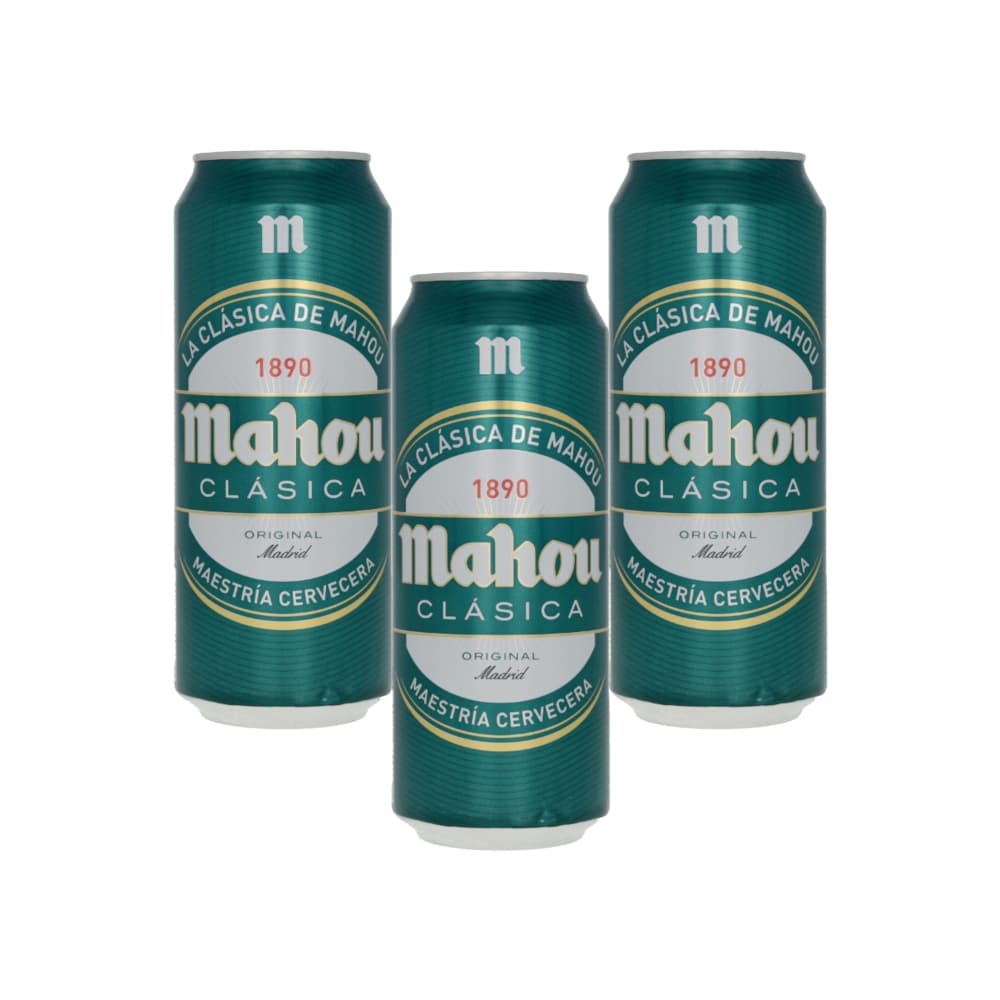Cerveza Mahou Clásica (3 x 500 ml) - Miniatura 1