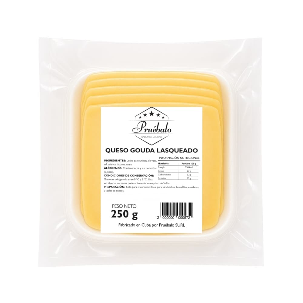 Queso gouda lasqueado Pruébalo (250 g / 8.82 oz) - Miniatura 2