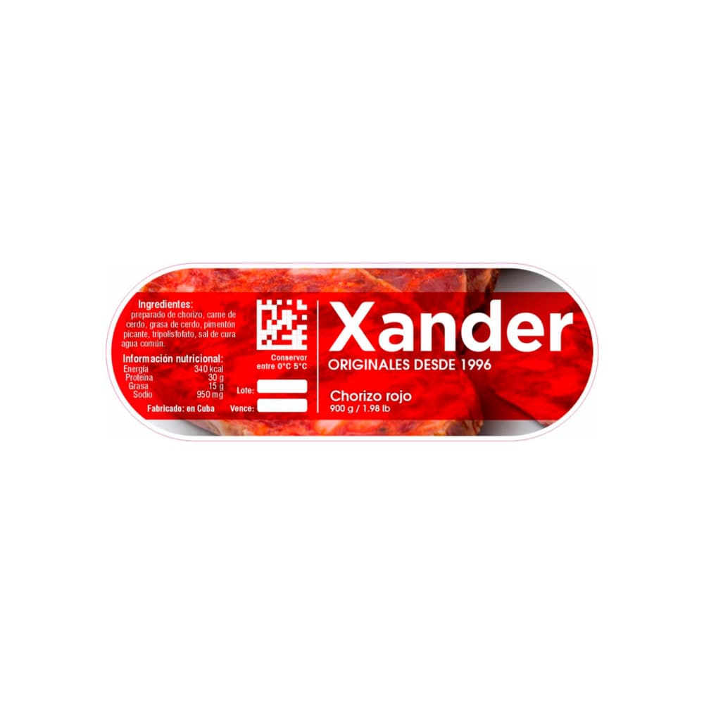 Chorizo rojo Xander (900 g / 1.98 lb) - Miniatura 3