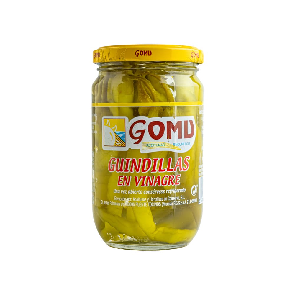 Guindillas en vinagre Gomu (300 g / 10.58 oz) - Imagen 1