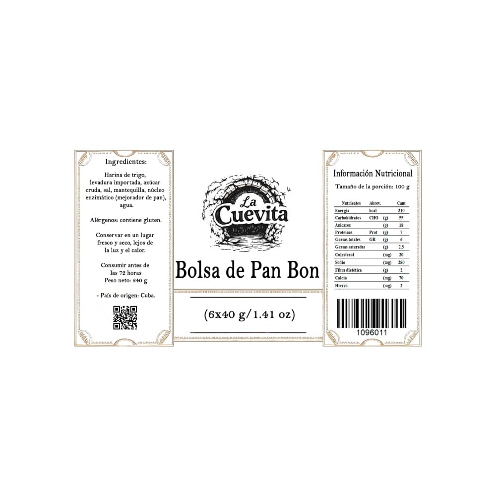 Bolsa de pan bon La Cuevita (6 x 40 g / 1.41 oz) - Miniatura 4